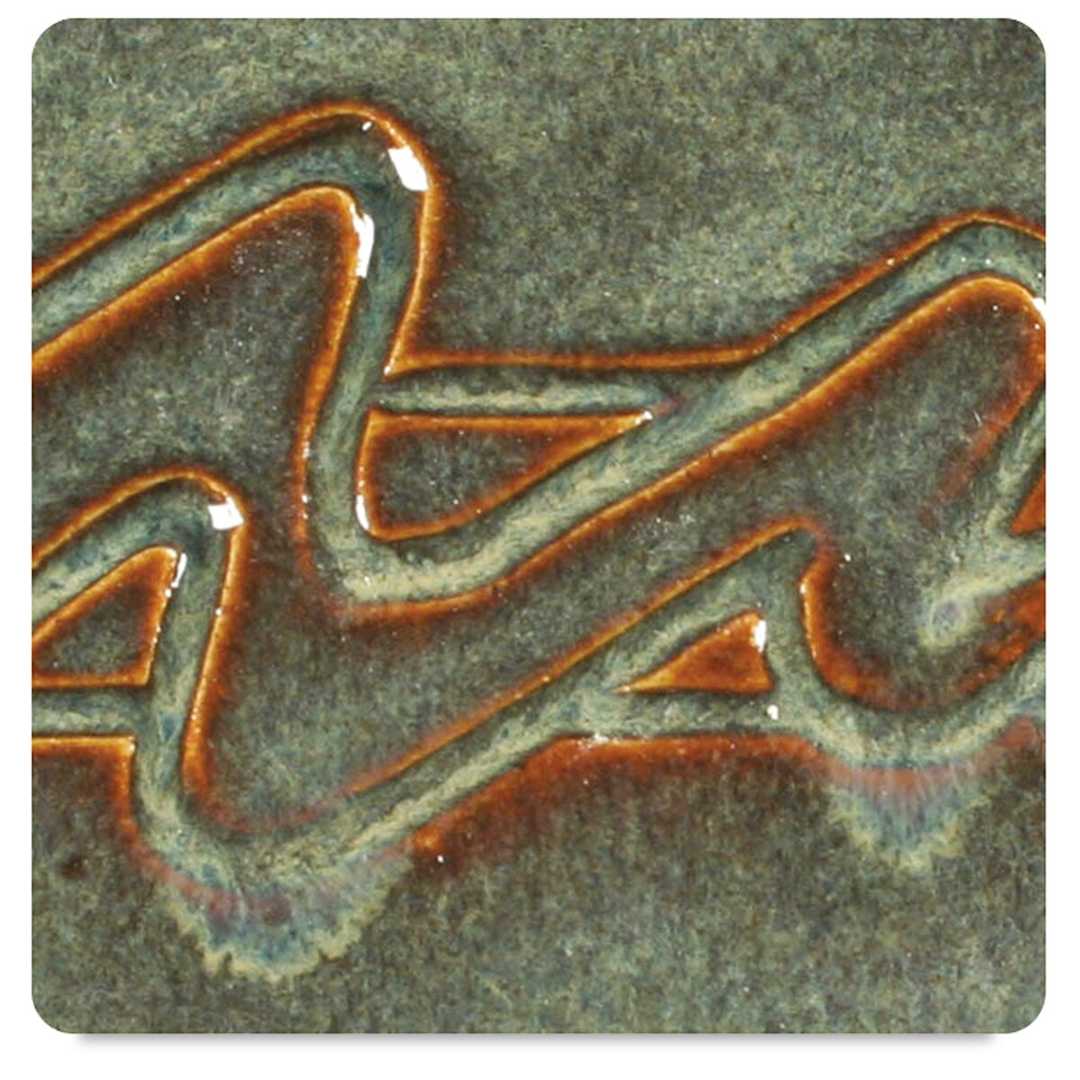 Open in modal - Amaco Potter's Choice Glaze - Gallon, Iron Lustre - swatch