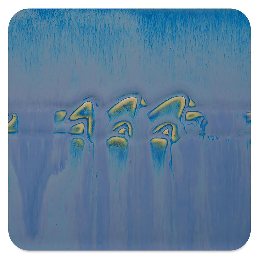 Open in modal - Amaco Potter's Choice Glaze - Pint, Lapis Flow fired to cone 5 oxidation