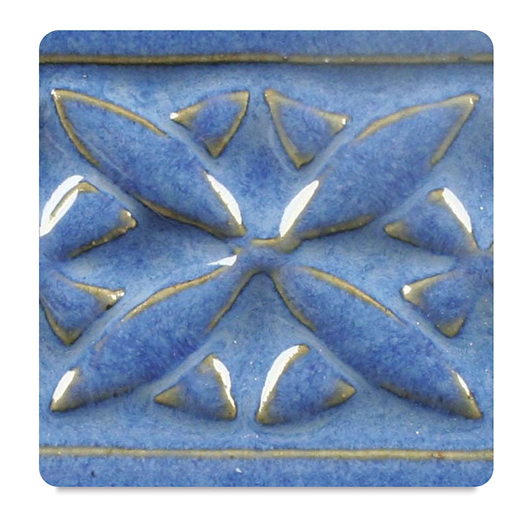 Open in modal - Amaco Potter's Choice Glaze - Pint, Indigo Float