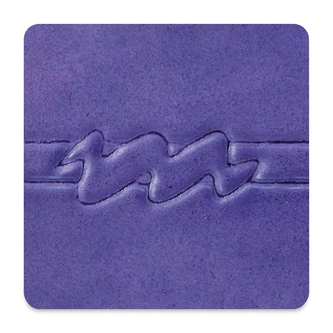 Open in modal - Amaco Potter's Choice Glaze - Purple Crystal. Color sample in purple.