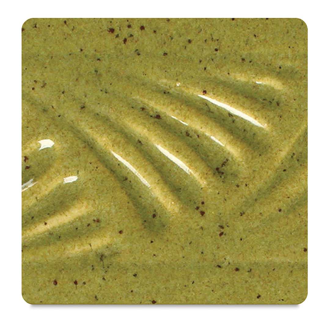 Open in modal - Amaco Potter's Choice Glaze - Pint, Deep Olive Speckle