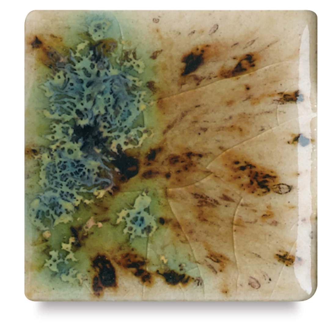 Open in modal - Mayco Crystalite Glaze - Cappuccino Mint, Cone 06 oxidation