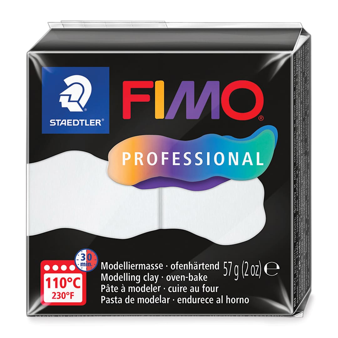 Open in modal - Staedtler Fimo Professional Polymer Clay - White, 2 oz, packaging
