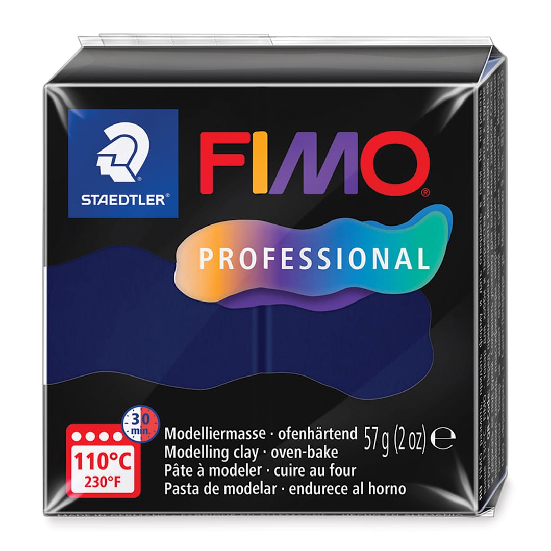 Open in modal - Staedtler Fimo Professional Polymer Clay - Navy Blue, 2 oz, packaging