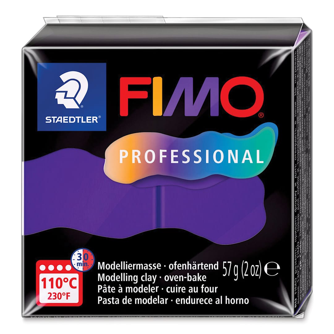 Open in modal - Staedtler Fimo Professional Polymer Clay - Purple, 2 oz