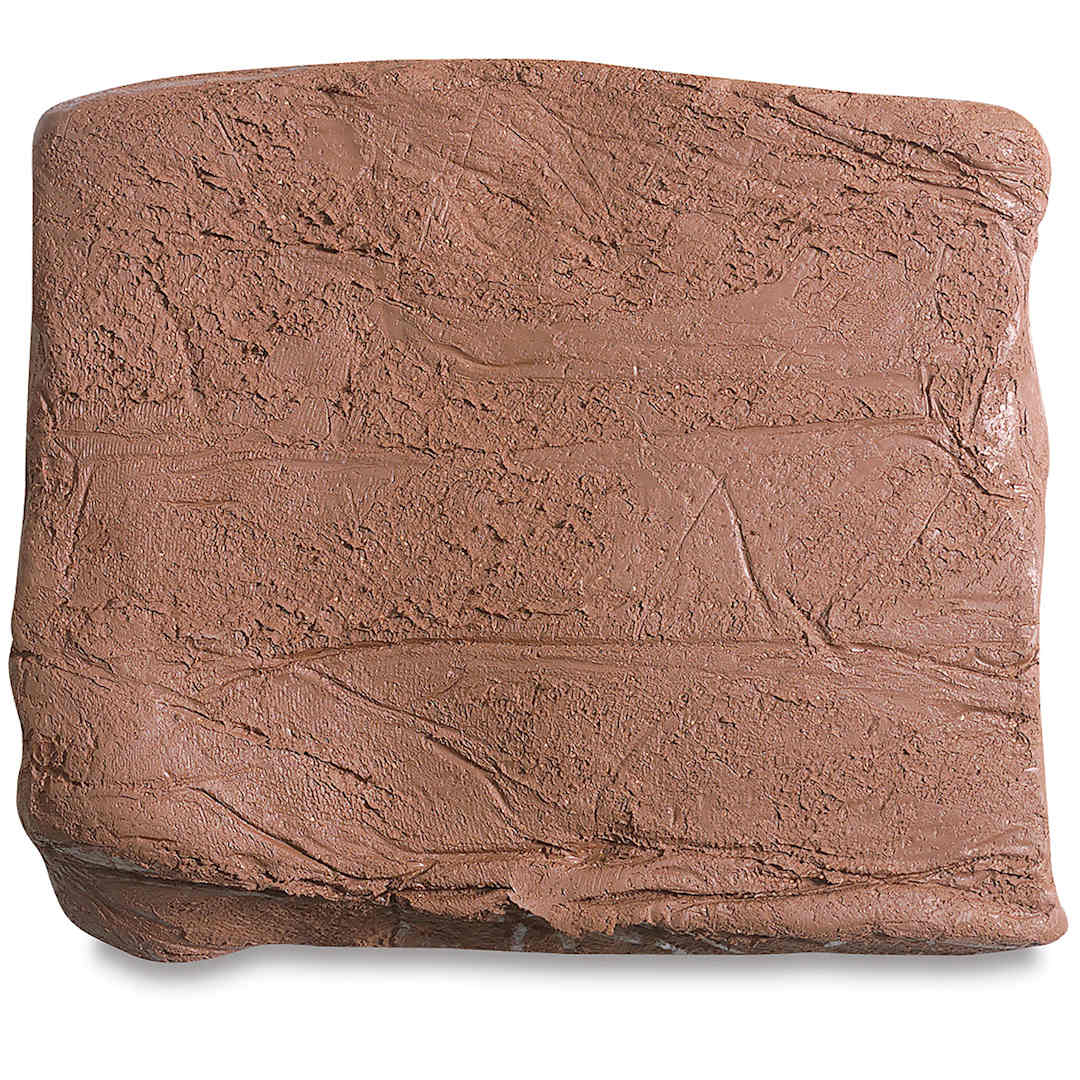Open in modal - Standard Clay Company 547 Red Sculpture Clay - 50 lb slab shown
