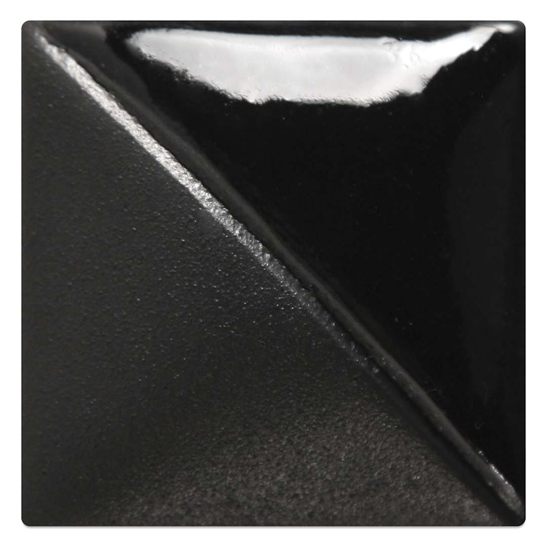 Open in modal - Mayco Fundamentals Underglaze - Jet Black - fired to cone 06 oxidation