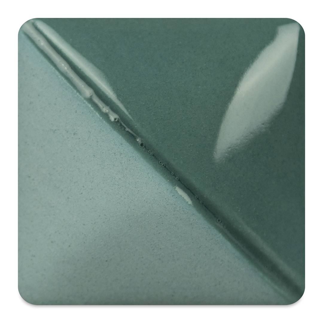 Open in modal - Mayco Fundamentals Underglaze - True Teal - fired at cone 06 oxidation