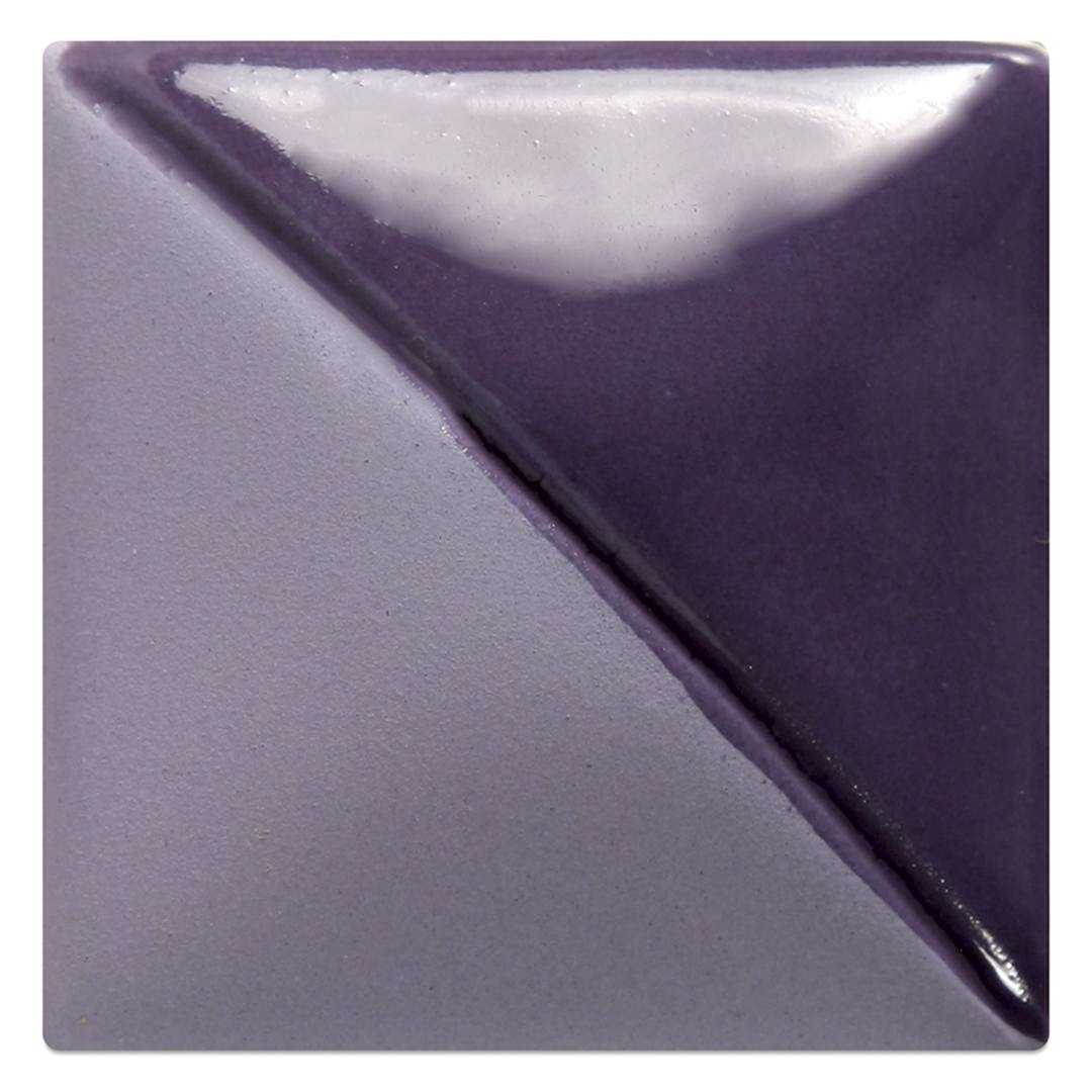 Open in modal - Mayco Fundamentals Underglaze - Pansy Purple - fired at cone 06 oxidation