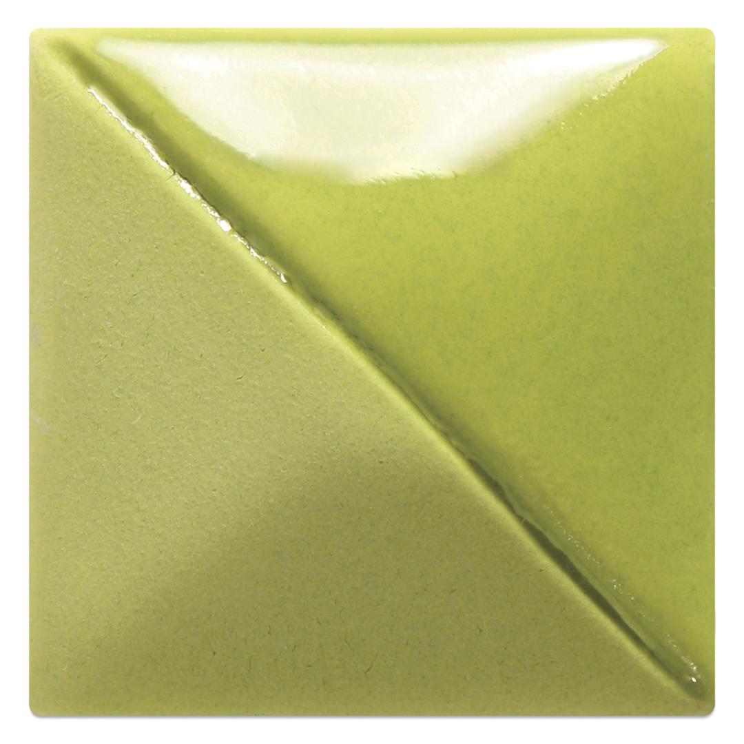 Open in modal - Mayco Fundamentals Underglaze - Pear Green - fired at cone 06 oxidation