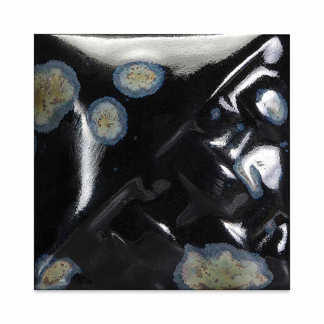 Open in modal - Mayco Stoneware Crystal Glaze - Night Moth fired to cone 6 oxidation