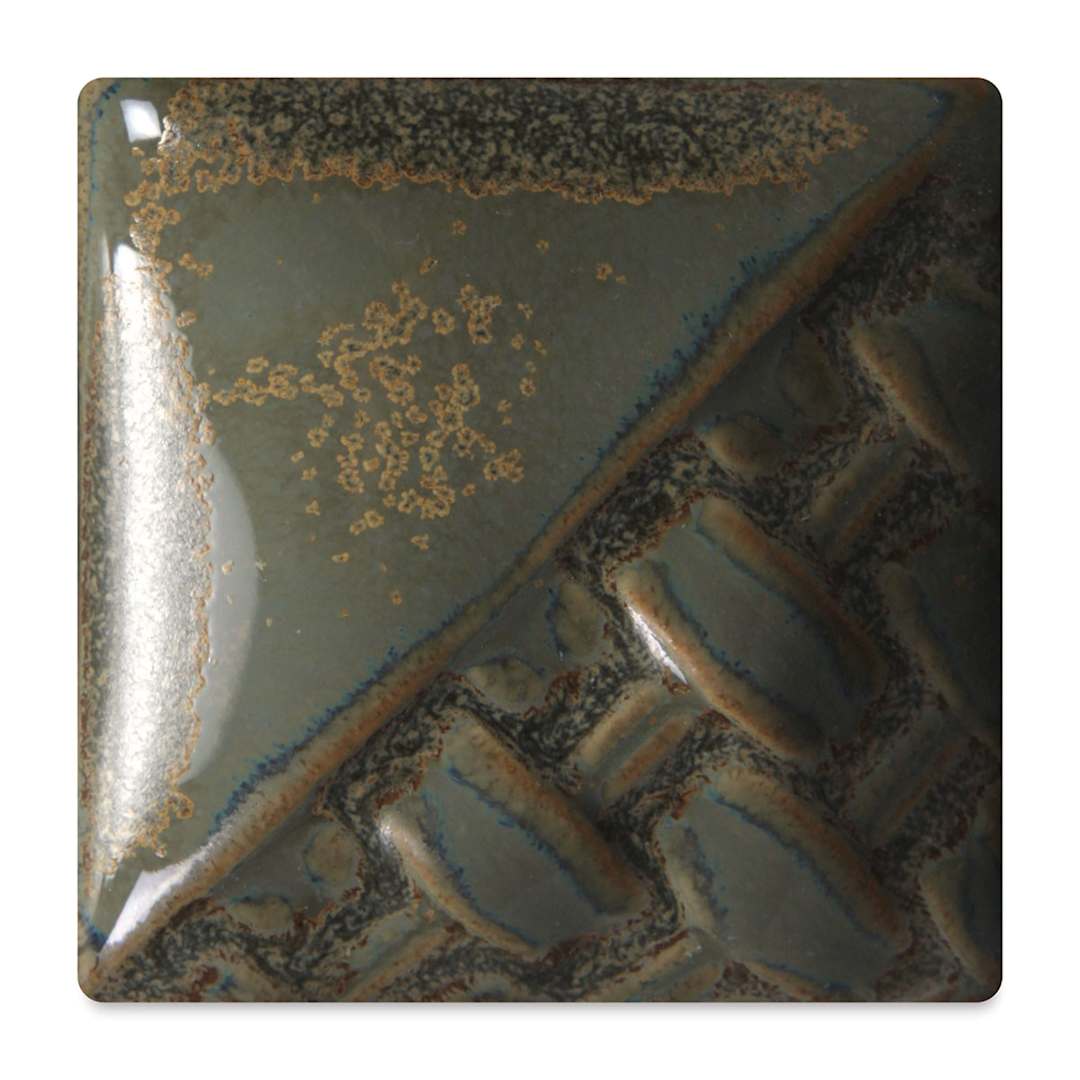 Open in modal - Mayco Stoneware Classic Glaze - Smoke, fired at cone 6 oxidation