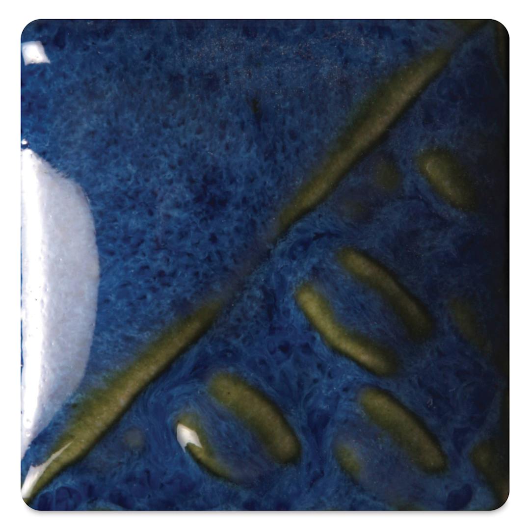 Open in modal - Mayco Stoneware Classic Glaze - Blue Surf, Gallon, fired at cone 6 oxidation