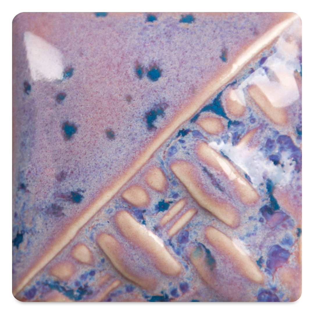 Open in modal - Mayco Stoneware Classic Glaze - Purple Aster, fired at cone 6 oxidation