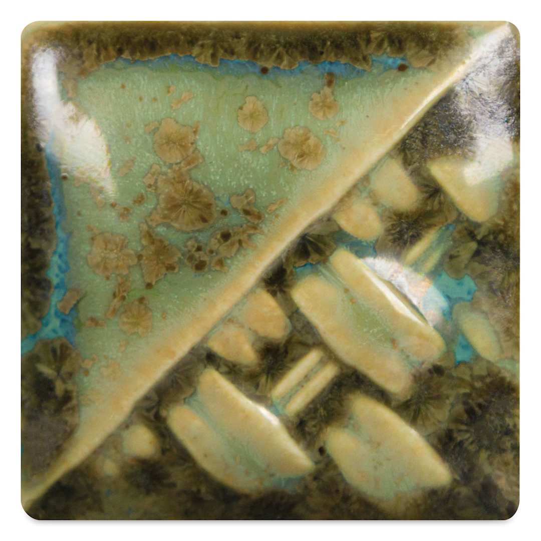 Open in modal - Mayco Stoneware Classic Glaze - Micro Jade, fired at cone 6 oxidation