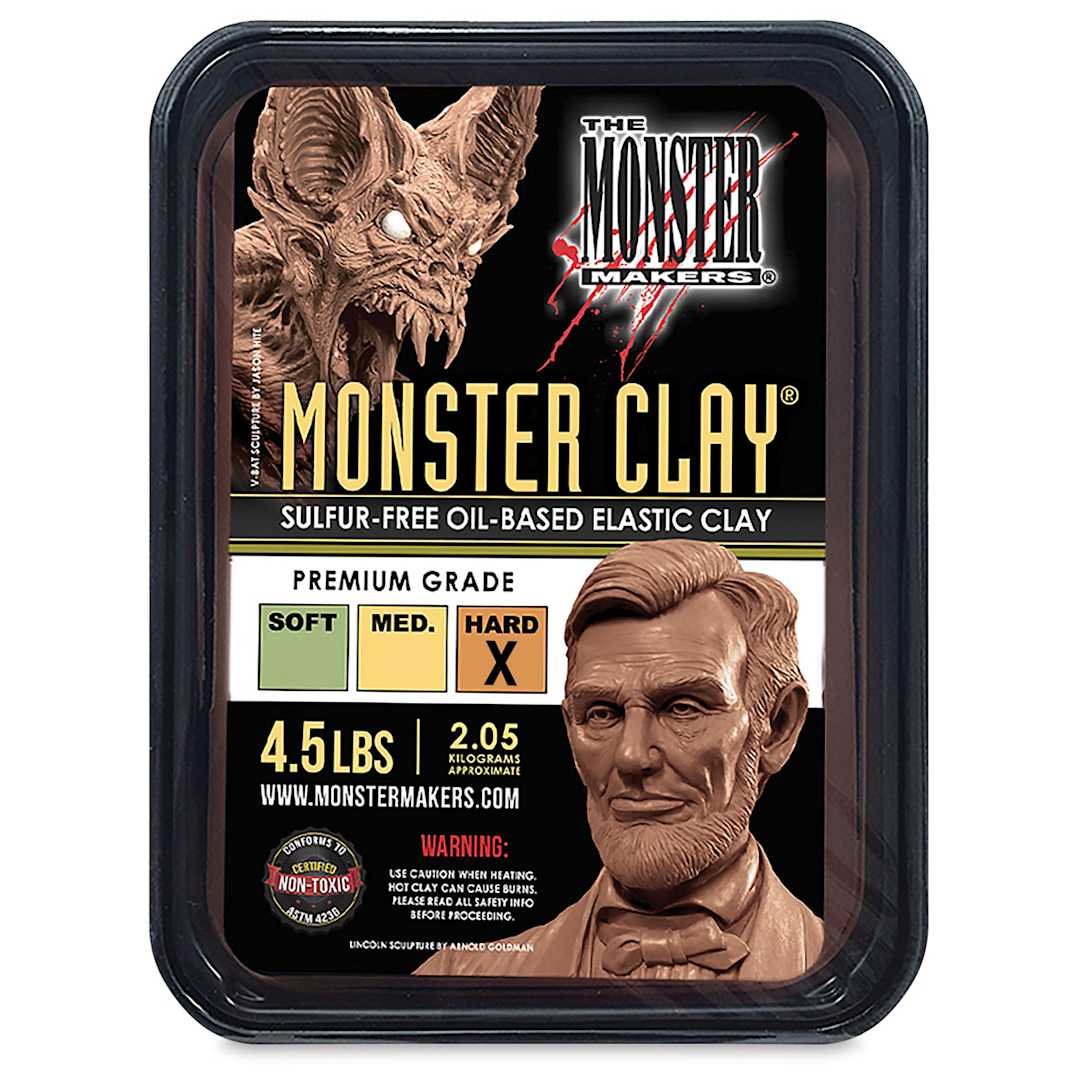 Open in modal - 
Monster Clay - Front of Hard Grade Package shown