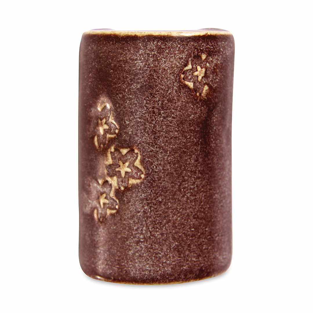 Open in modal - Spectrum Shino Glazes - Vase finished with Aubergine glaze