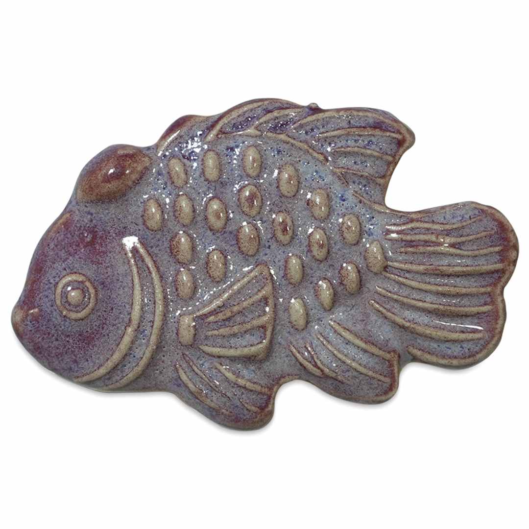 Open in modal - Spectrum Floating Glaze - Shallot - finished fish example