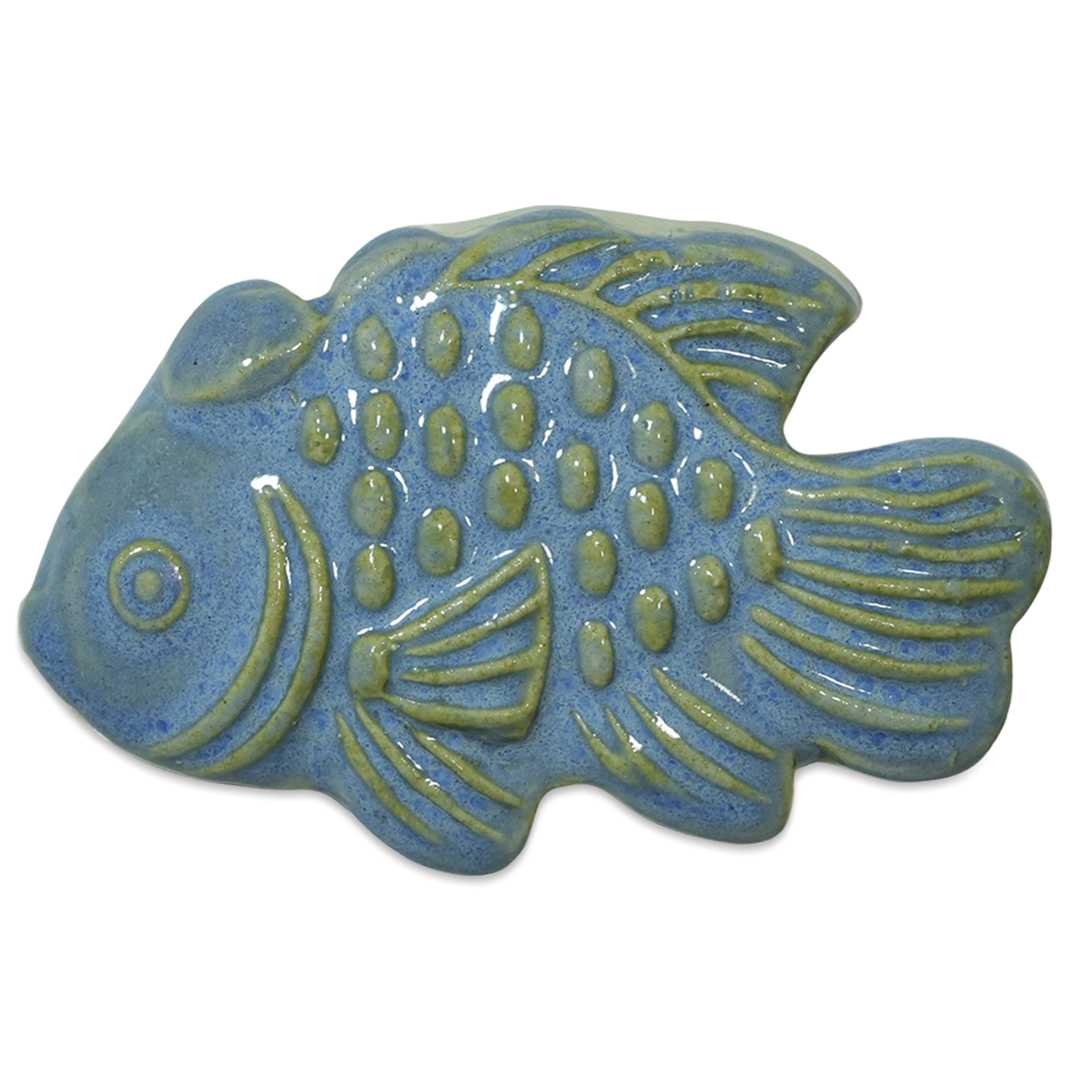 Open in modal - Spectrum Floating Glaze - Morning Glory - finished fish example