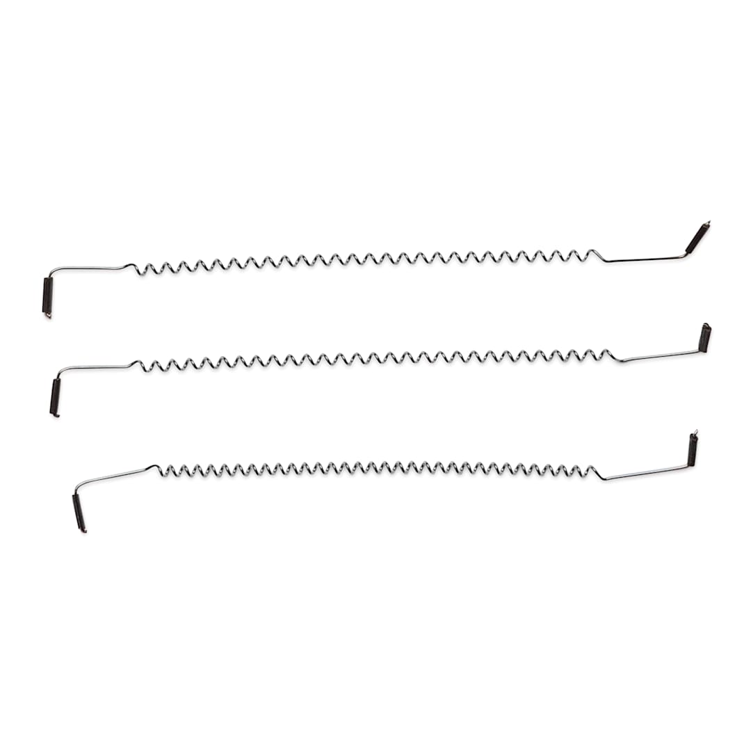 Open in modal - Mudtools Carving Bow 4" Curly Replacement Wires - Pkg of 5