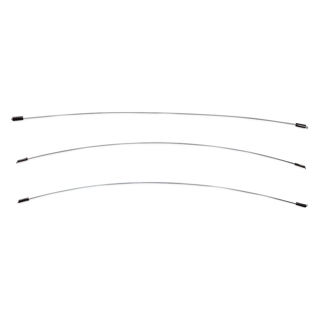 Open in modal - Mudtools Carving Bow 4" Replacement Straight Wires - Pkg of 5
