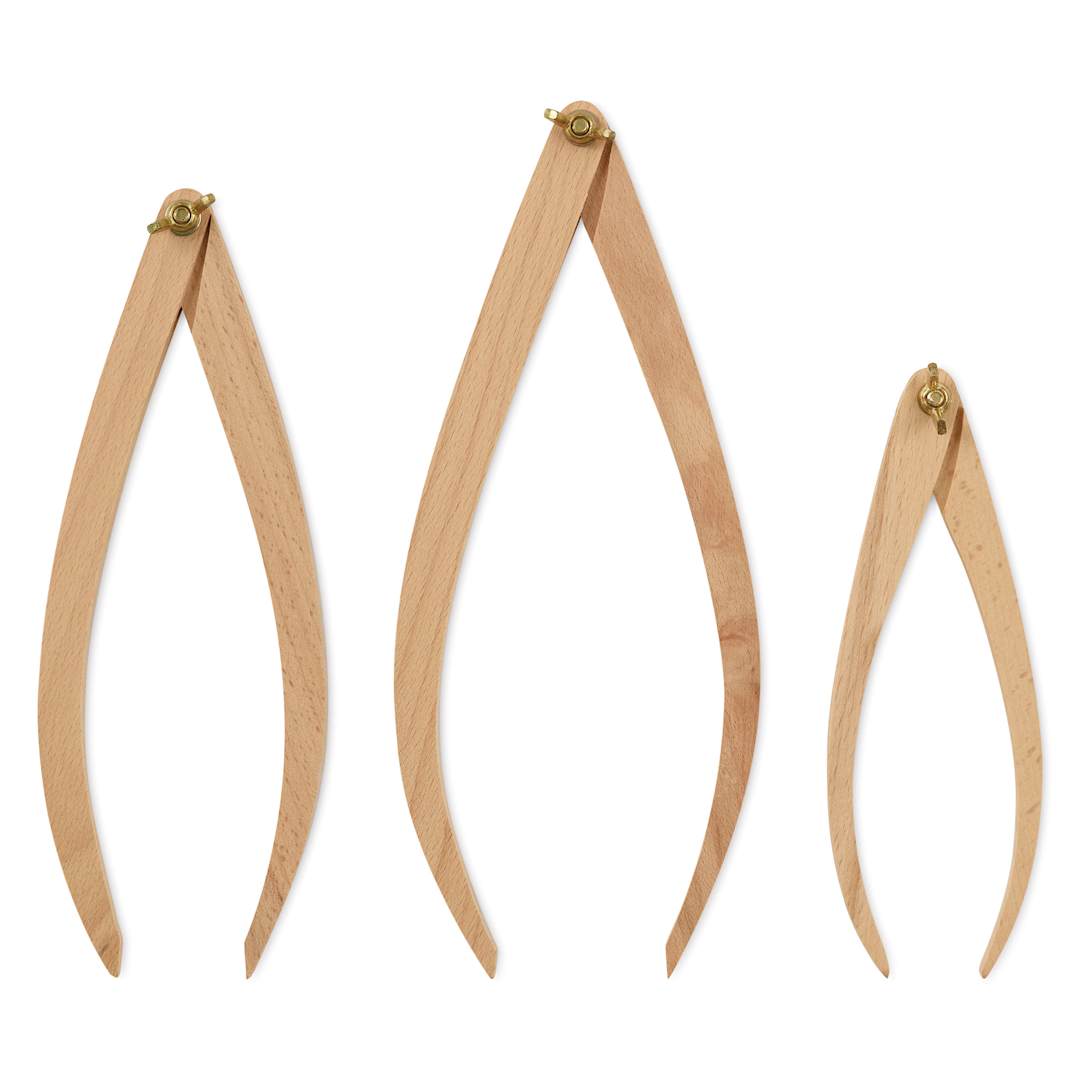 Open in modal - Potter's Select Wooden Calipers - Set of 3