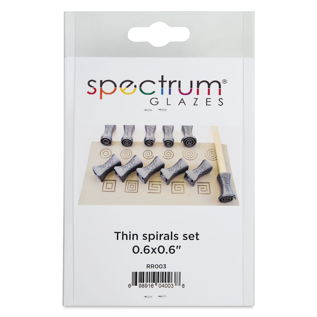 Open in modal - Spectrum Stamps - Thin Spirals, Set of 11 - front of packaging