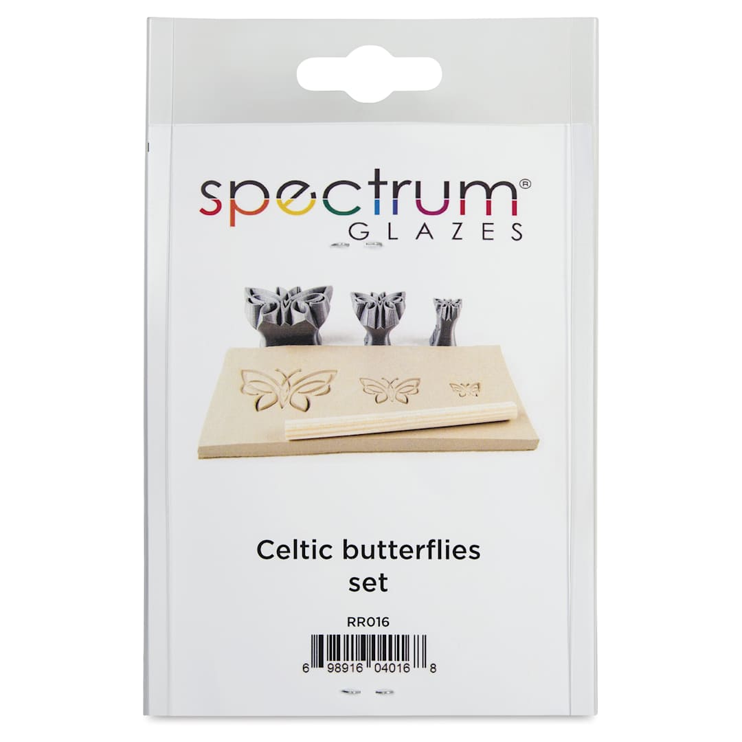 Open in modal - Spectrum Stamps - Celtic Butterflies, Set of 3 - front of packaging