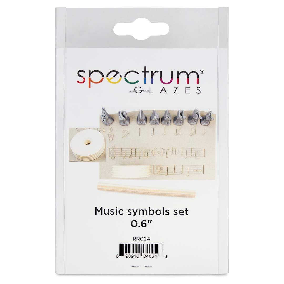 Open in modal - Spectrum Stamps - Music Symbols, Set of 9 - front of packaging