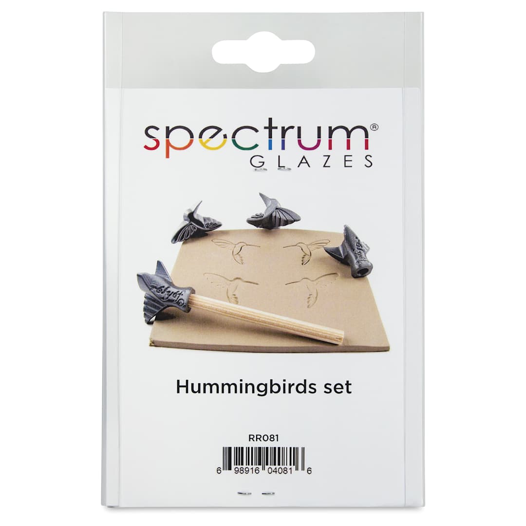 Open in modal - Spectrum Stamps - Hummingbirds, Set of 4 - front of packaging