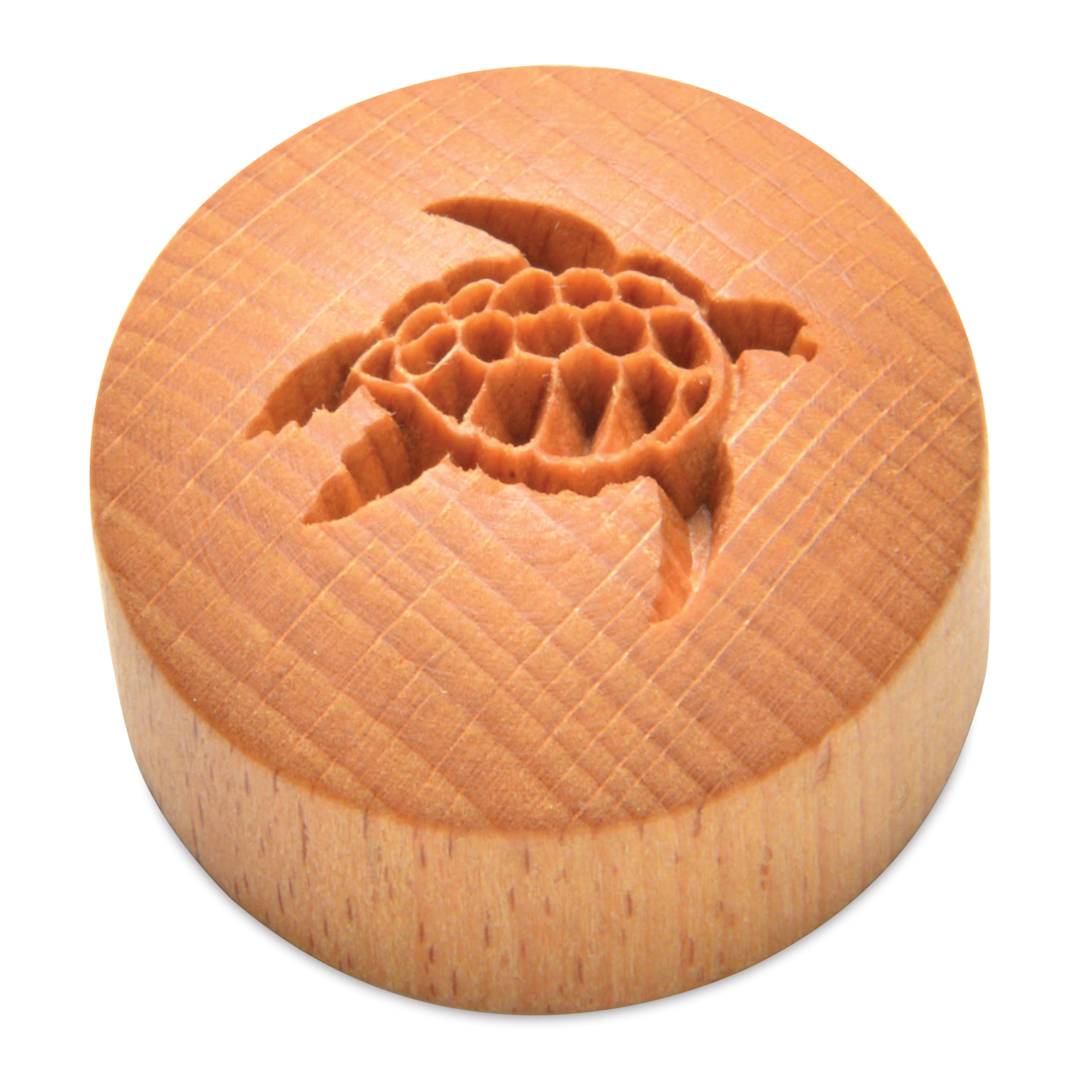 Open in modal - MKM Pottery Tools Curve Top Stamp - Sea Turtle