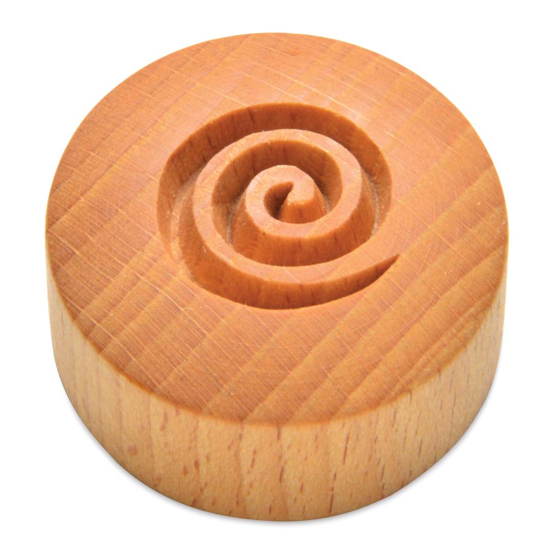 Open in modal - MKM Pottery Tools Curve Top Stamp - Spiral
