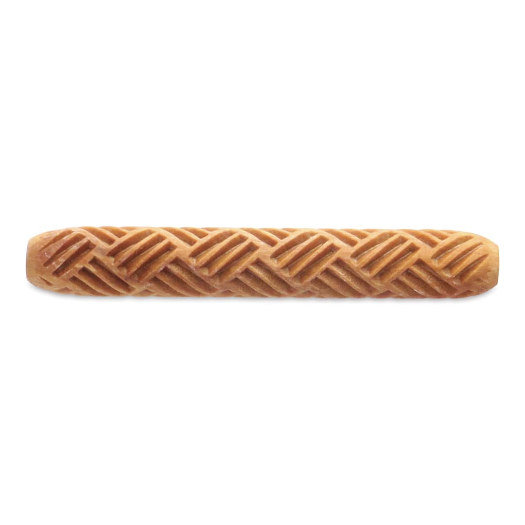 Open in modal - MKM Pottery Tools Hand Roller - Basket Weave 2
