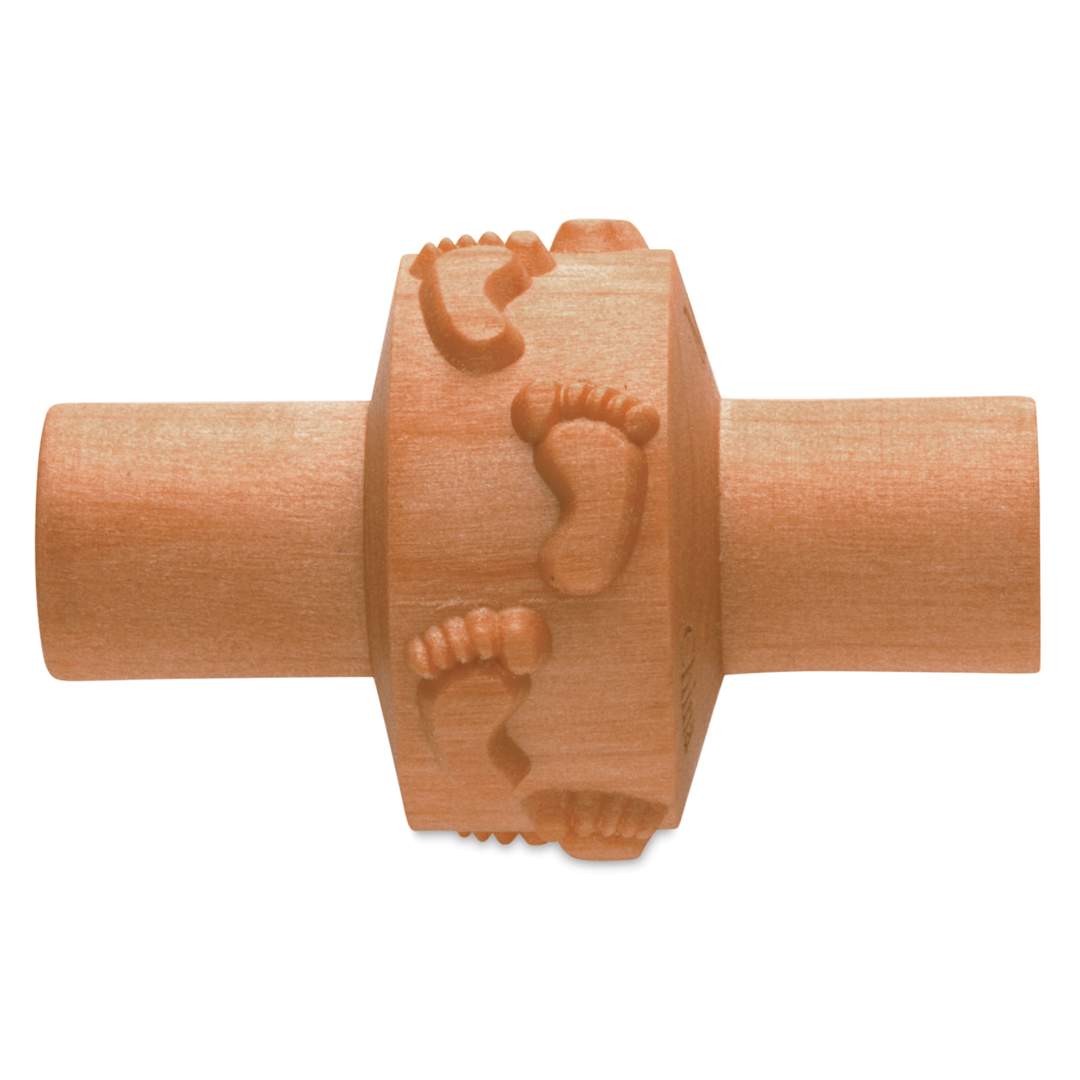 Open in modal - MKM Pottery Tools Small Handle Roller - Footprints