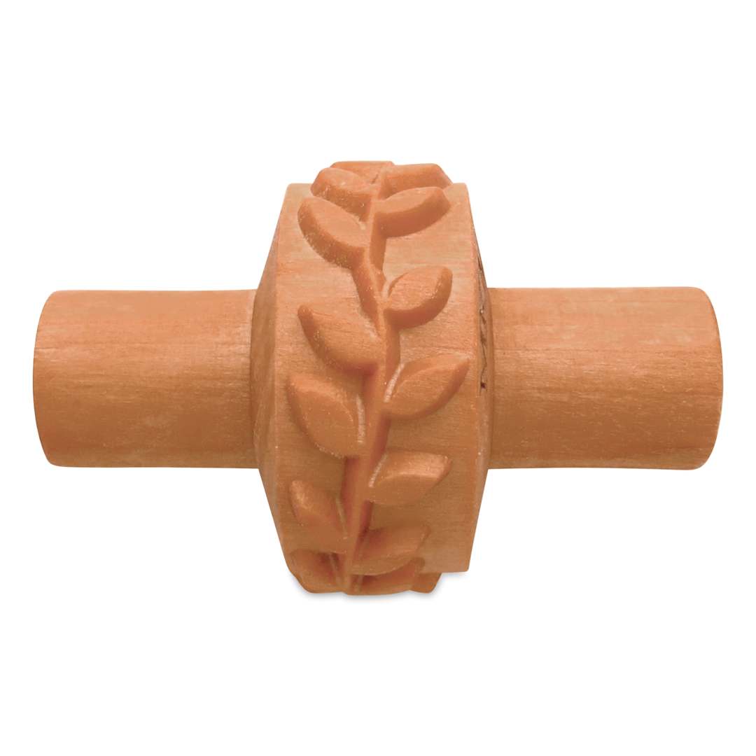 Open in modal - MKM Pottery Tools Small Handle Roller - Leafy Vine