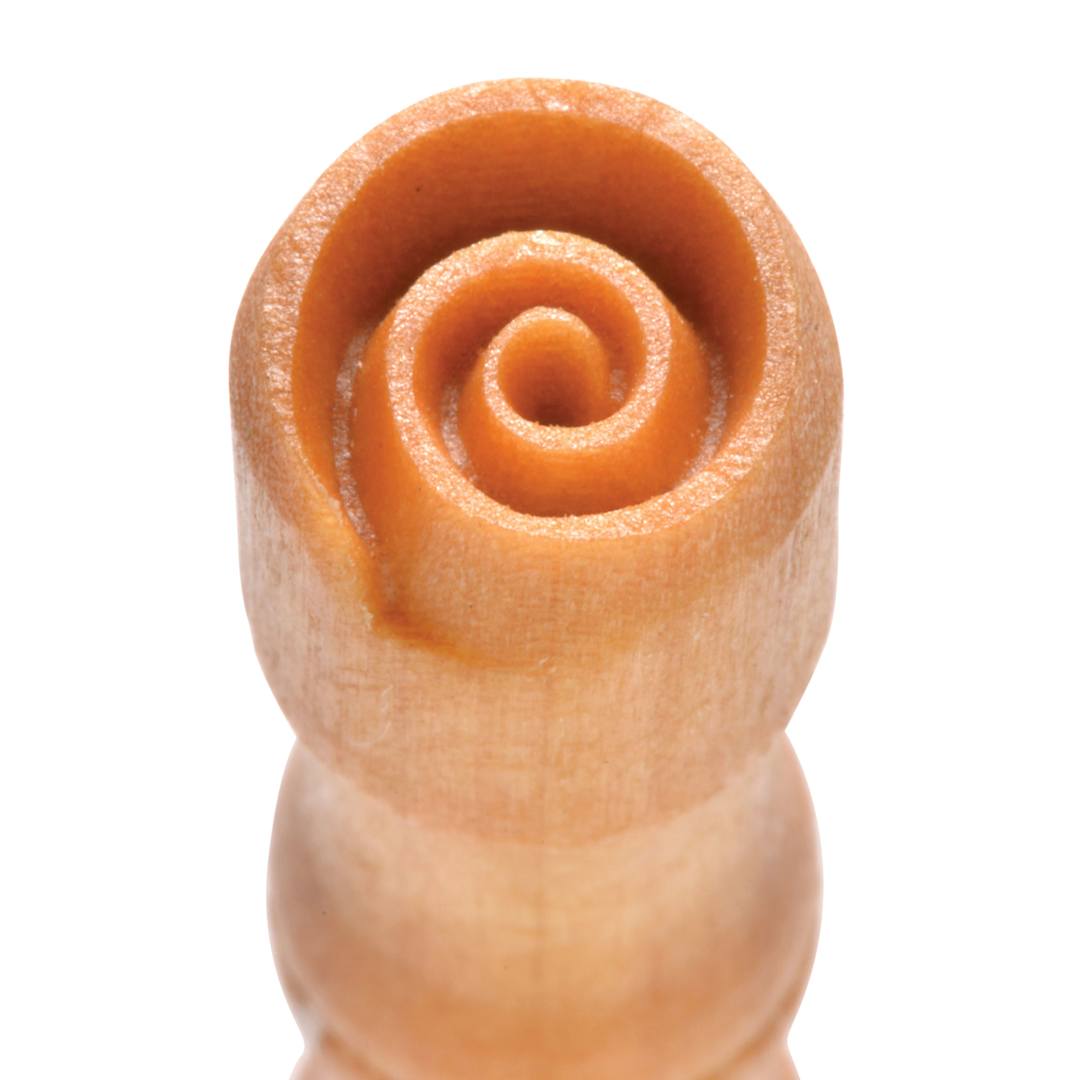 Open in modal - MKM Pottery Tools Mini Round Stamp - Single Spiral