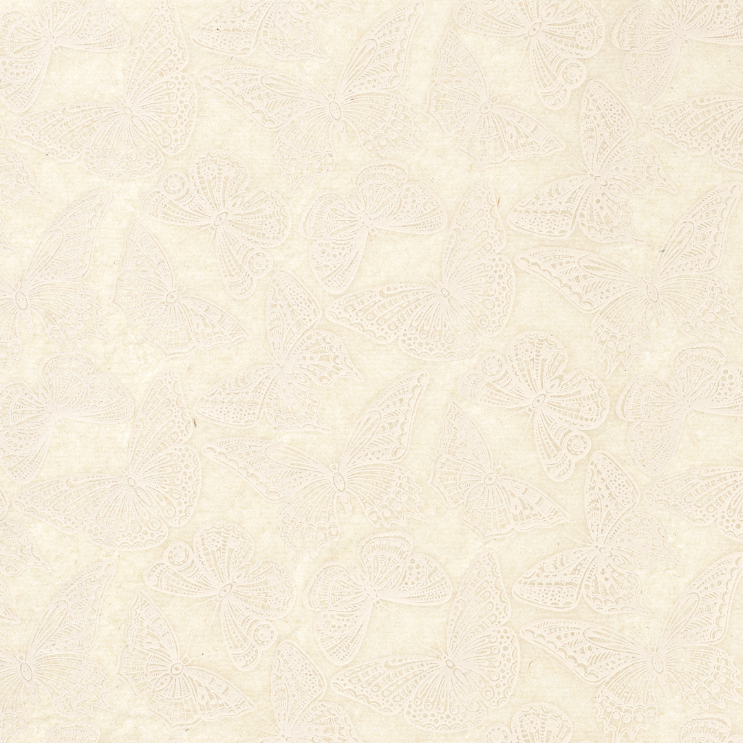 Open in modal - Elan Transfers Underglaze Transfer Sheet - Butterflies, White - close-up