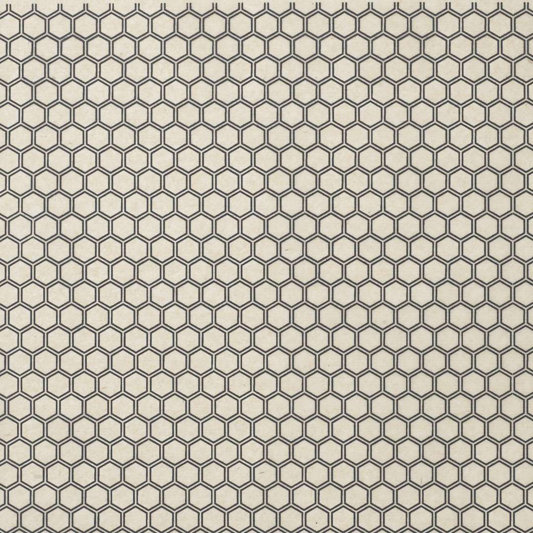 Open in modal - Elan Transfers Underglaze Transfer Sheet - Honeycomb, Black - close-up