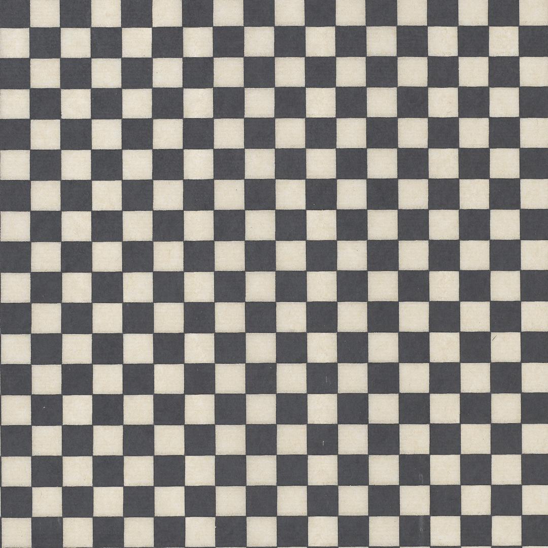 Open in modal - Elan Transfers Underglaze Transfer Sheet - Checkerboard, Black - close-up