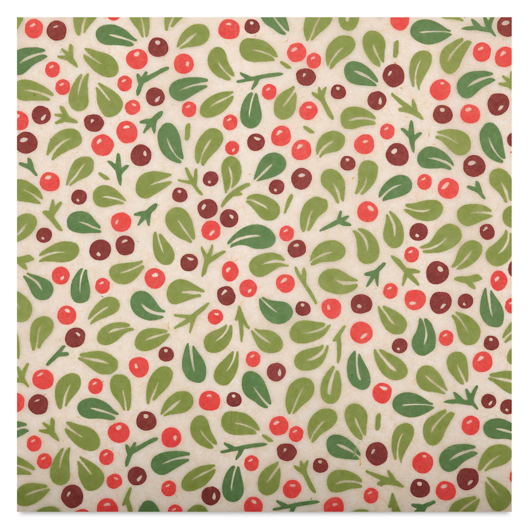 Open in modal - Elan Transfers Underglaze Transfer Sheet - Winter Berries, Assorted Colors close up