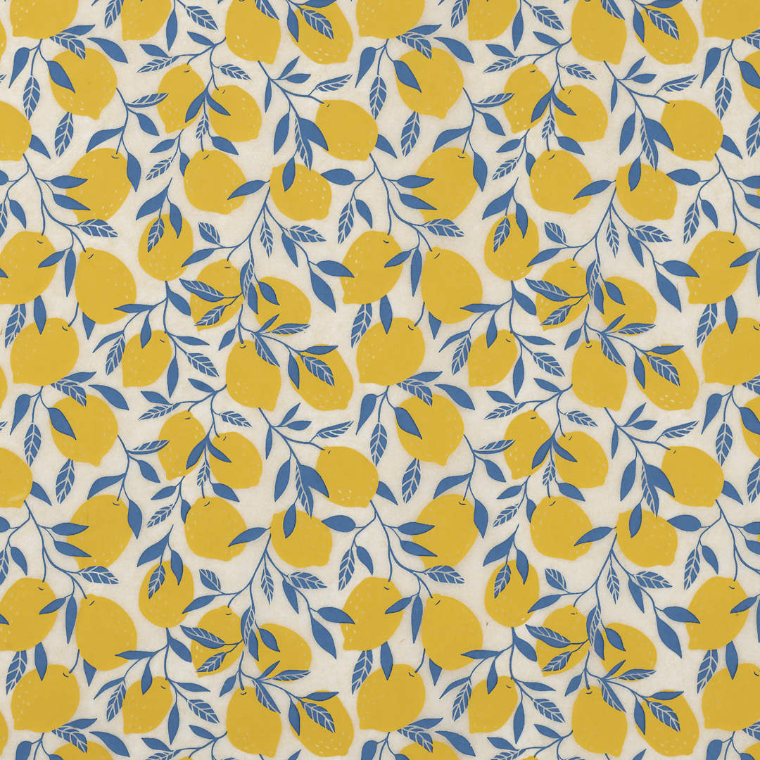 Open in modal - Elan Transfers Underglaze Transfer Sheet - Lemons, Assorted Colors - close-up