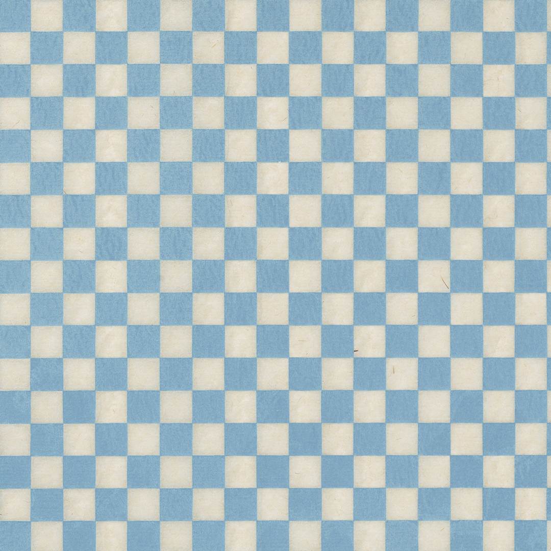 Open in modal - Elan Transfers Underglaze Transfer Sheet - Checkerboard, Turquoise - close-up