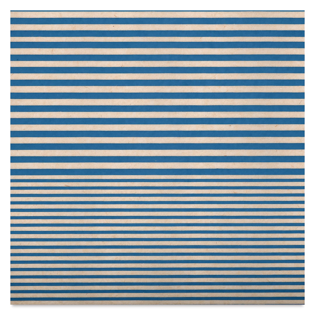 Open in modal - Elan Transfers Underglaze Transfer Sheet - Stripes, Blue close up