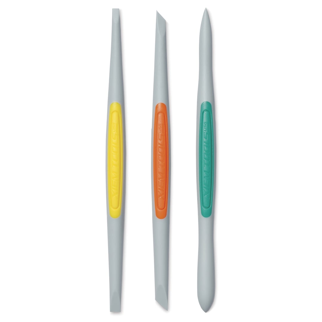 Open in modal - Xiem Clay Finishing Tools - Flex-Firm, Set of 3, Small