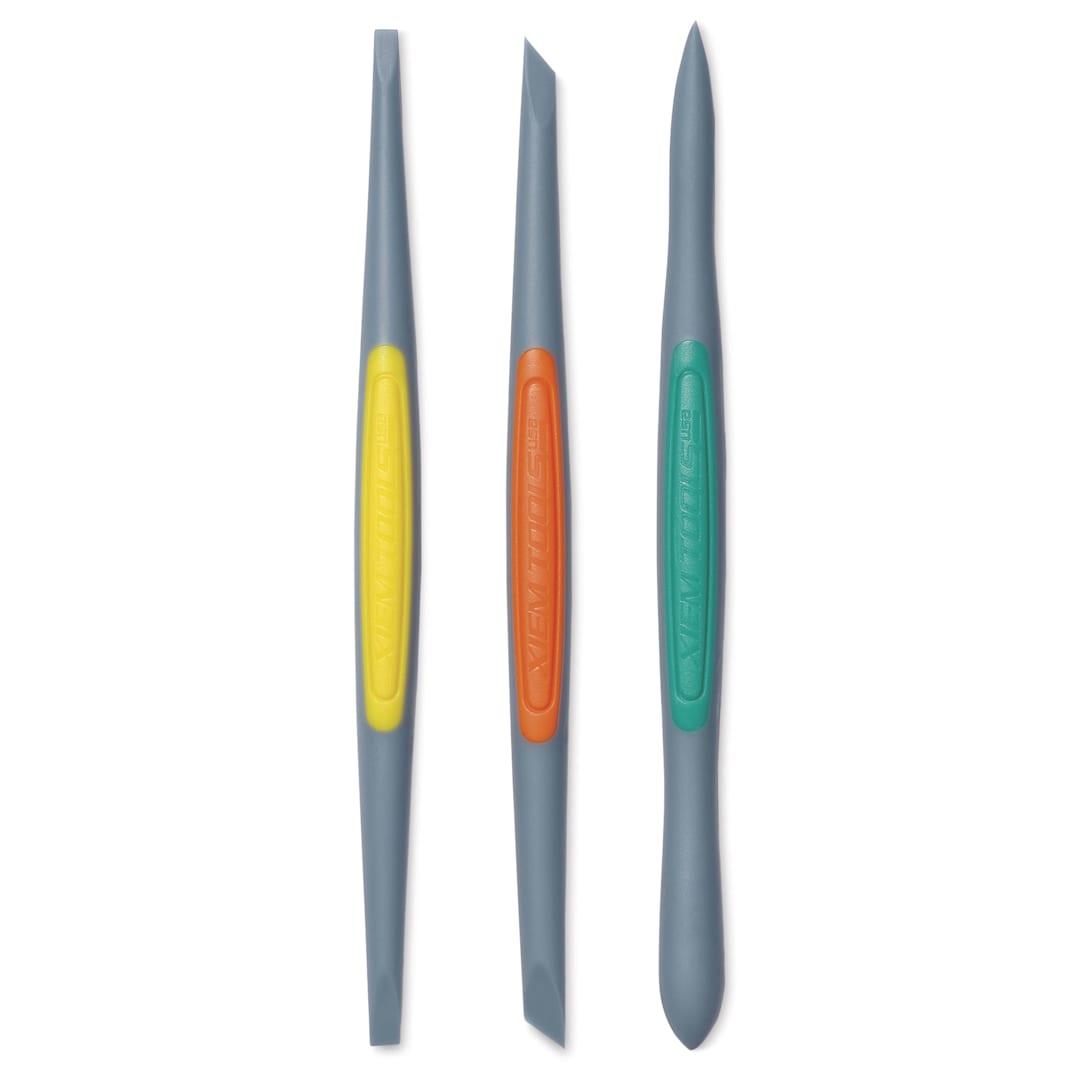 Open in modal - Xiem Clay Finishing Tools - Strong-Firm, Set of 3, Small