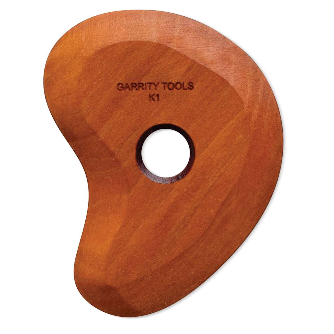 Open in modal - Garrity Tools Classic Wood Rib - K1 Tool, kidney shaped