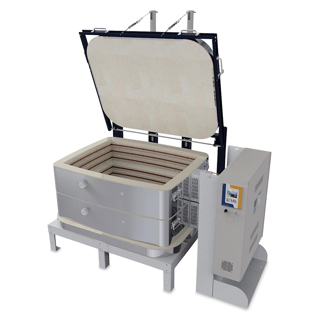 Open in modal - L&L Davinci Rectangular Kiln - TB2318-D, Cone 10, 240V-1P, 63.9A, 18" H x 35-1/4" W x 26-1/2" D
