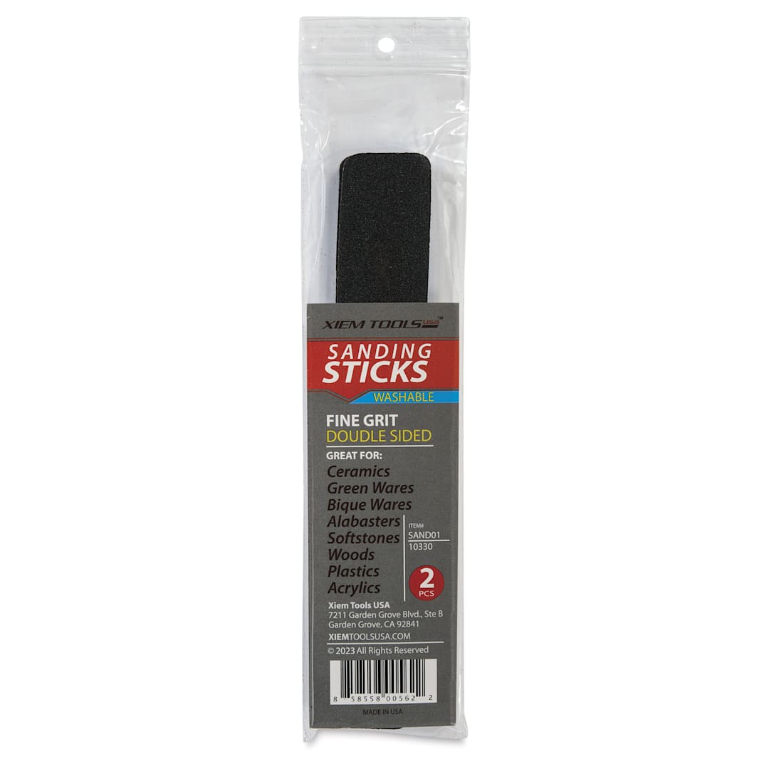 Open in modal - Xiem Tools Sanding Stick for Color Clays - Fine Grit - front of packaging