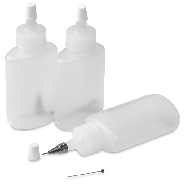 Open in modal - Mayco Empty Plastic Detailer Bottles - Set of 3 Designer Bottles with Writer Tip