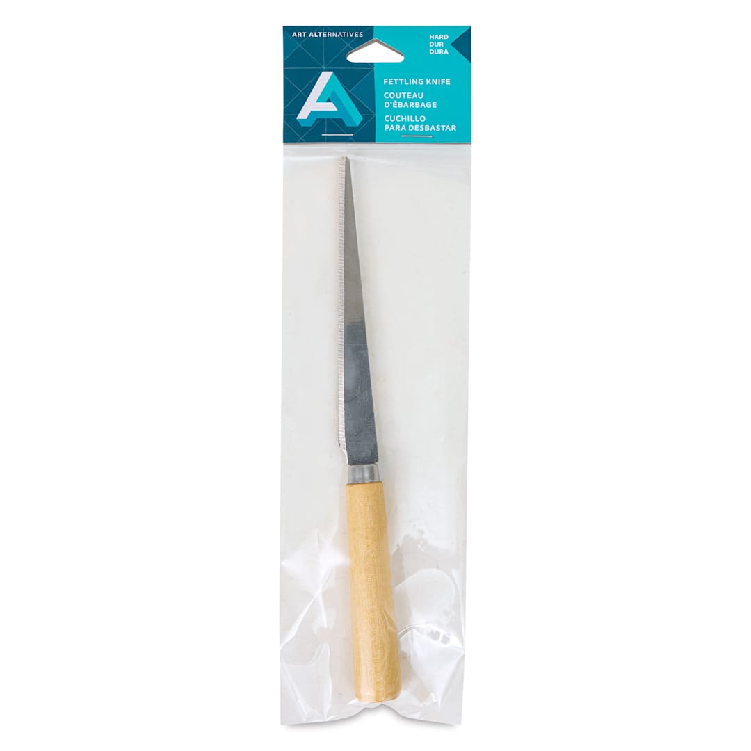Open in modal - Art Alternatives Fettling Knife - Hard, 4-3/4", in packaging